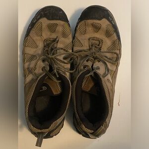 Brown Outdoor Hiking Sneakers salomon contagrip